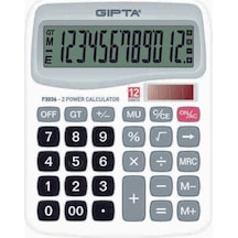 Gıpta F3036 Masaüstü 12 Hane Hesap Makinesi