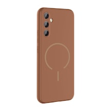 Nihcase Samsung Uyumlu Galaxy A34 Kılıf Meta Pastel Manyetik Araç Tutucu Kılıf + Manyetik Araç Tutucu