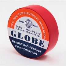 Globe İzolebant 19 Mm Elektrik Bandı Kırmızı