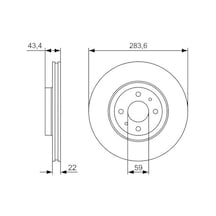 Fren Dıskı On Havalı 284.5 Mm 0986478810 Fıat : Doblo 06 Mar