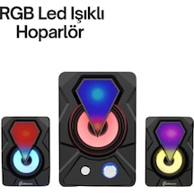 Mey İthalat Renkli Led Işıklı Hoparlör