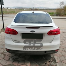 Sts Oto Aksesuar Ford Focus (2012-2018) 3, 3.5, 4 Sedan Kasa Bagaj Üstü Spoiler Piano Black (Parlak Siyah)
