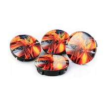 Burn Tuning Damla Geçme Jant Göbeği 4&amp 39lü 55mm