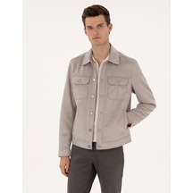 Pierre Cardin Erkek Gri Deri Mont-kaban 50318156-100 Gri