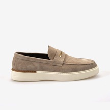 Mocassini Gold Erkek Spor & Sneaker Ayakkabı A7609 Vizon Süet