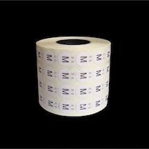 M Beden Yapışkanlı Etiket - Sticker 5000 Adet - 257394435