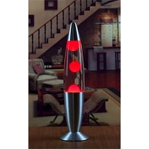 Büyük Boy Lav Lambası Lava Lamp 41 Cm -415 Kırmızı