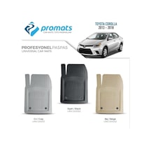 Bermot Toyota Corolla 2013-2018 Paspas Profesyonel 4d Bej
