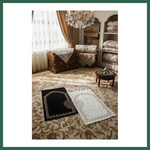 Bezos Kalpli Eşli Çift / Gelin Damat Bohçası Çeyizlik Seccade Eko 2li Bzs01