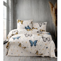 Beyaz - Mavi - Hardal