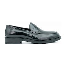 Tuna Hakiki Açma Deri Kauçuk Taban Loafer Model Erkek Ayakkabı - L2804 Siyah