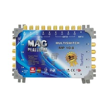 Mag Platinum Mp 10/8 Multiswitch - 10 Giriş 8 Çıkışlı Merkezi Uydu Santrali Hybrid 4k Ve 3d Destekli Çok Renkli