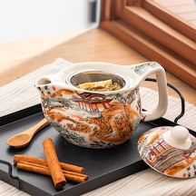 Kosova Dem-131-1 Isıya Dayanıklı Porselen Demlik 400 Ml Çok Renkli