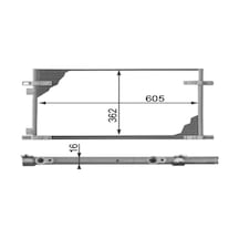 MGA 82117 Klima Radyatörü Laguna I 98-