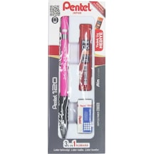 Pentel A315-3as 120a3 0.5mm 3'lü Okul Seti - Kalem+silgi+hediy Diğer