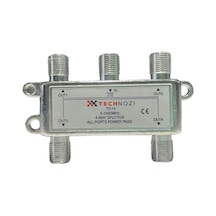 4 Lü Uydu Splitter Kablo Tv Rg6 4818p Çoklayıcı Dağıtıcı Anten Çanak Çevirici Switch Hub