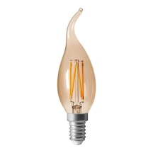 Cata Ct-4281 - 4w Amber Led Filament Buji Rustik Ampul - E14