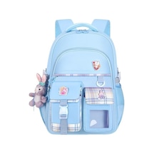 Fastbuy 32 Açık Mavi Dayanıklı Kızlar Sırt Çantası Aşınmaya Açık Mavi