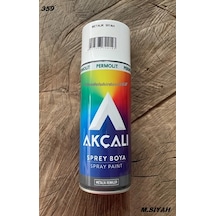 Akçalı Metalik Siyah Boya Siyah Sprey Boya Metalik Efekt Oto Boyası 400ml 359