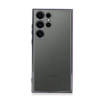 Samsung Galaxy Uyumlu , S24 Ultra Kılıf Razer Lensli Silikon - Siyah