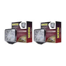 Niken 9 Led Kare Off Road Sis Farı Çalışma Lambası 2 Adet 12-24V