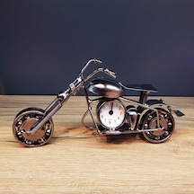 Masaüstü Dekoratif Metal Motor Saat Renkli