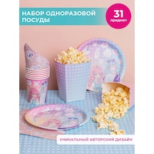 Fiolento Doğum Günü İçin Tek Kullanımlık Sofra Takımı 348659234 100 adet