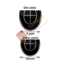 Bmw F44,f52 Kaput Ve Bagaj Logo Takım Ön Arka Fulsiyah 3pin82m
