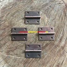Mini Kutu Menteşesi Tavla Menteşe Bakır 100Adet 22X26 Mm