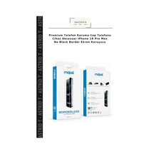 Premium Telefon Koruma Cep Telefonu Cihaz AksesuarApple iPhone Uyumlu 18 Pro Max No Black Border Ekran Koruyucu