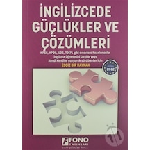 İngilizcede Güçlükler Ve Çözümleri - Şevket Serdar Türet - Fono Yayınları