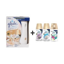 Glade Otomatik İpeksi Vanilya + Lavanta Ferahlığı + Çarşaf Ferahlığı + Tropikal Floral 4 x 269 ML
