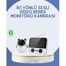 Kablosuz Bebek Monitörü 720p Görüntü Ve Geniş Ekran Mh-hs2818-1962 Diğer