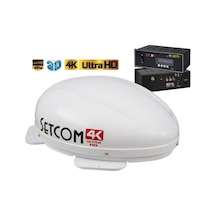 Setcom Mobil Uydu Anteni Stc-224 Tek Çıkışlı Karavan Tekne Araç