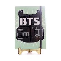 Bts Defter Lastikli Noktalı Sert Kapak