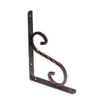 Tokpazar Dekoratif Ferforje Raf Ayağı Siyah 16X23Cm