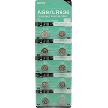Powermaster Ag9 Lr936 1.5v Alkalin Düğme Pil 10'lu Paket