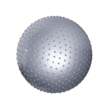 Miyang Dikenli Yoga  Pilates Aeorobik Jimnastik Topu 65 CM Gri