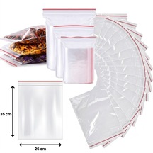 Şeylişeyler - Kilitli Poşet Torba 26x35 Cm 1 Paket - 200 Adet - Şeffaf Kilitli Ambalaj Torbası