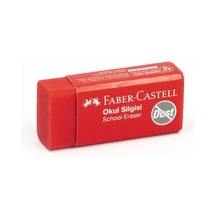 Faber Castell Küçük Kırmızı Okul Silgisi 3 Lü
