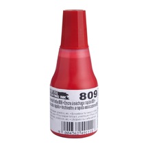 Colop 809 25ml Premıum Çabuk Kuruyan Mürekkep Kırmızı Siyah