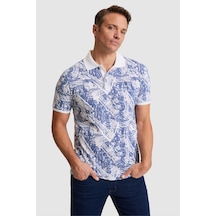 U.s. Polo Assn. Erkek İndigo Tişört 50322477-vr028