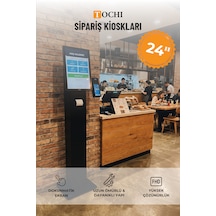 27 İnç Fhd Dokunmatik Ayaklı Self Servis Ödeme Ve Sipariş Kiosku Android 11
