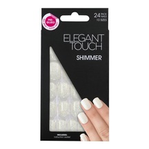 Elegant Touch Takma Tırnak Jelly Nails-Shimmer Beyaz