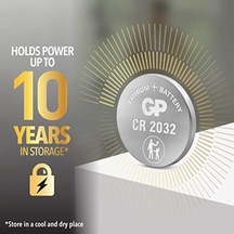 Gp Batteries Cr2032, 5&apos Li Kart, Lityum Düğme Pil, 3 Volt