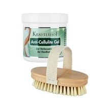 Krauterhof Selülit Jel 250 ML + Doğal At Kılı Fırçası