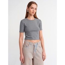 Dilvin Crop T-shirt 101a30995 Antrasit
