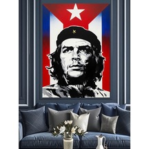 Ahşap Tablo Che Guevara Portre Çizimi