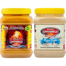 Bozkırlı Çavuşoğlu Kepeksiz Tahin Çifte Kavrulmuş 930 G + Beyaz Tahin 930 G