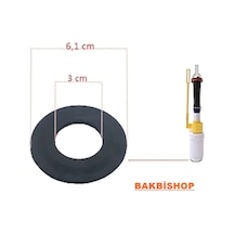 Japar Gömme Rezervuar 12 Cm Boşlatma Contası Siyah